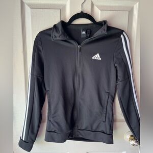 Adidas Black Zip-Up Hoodie